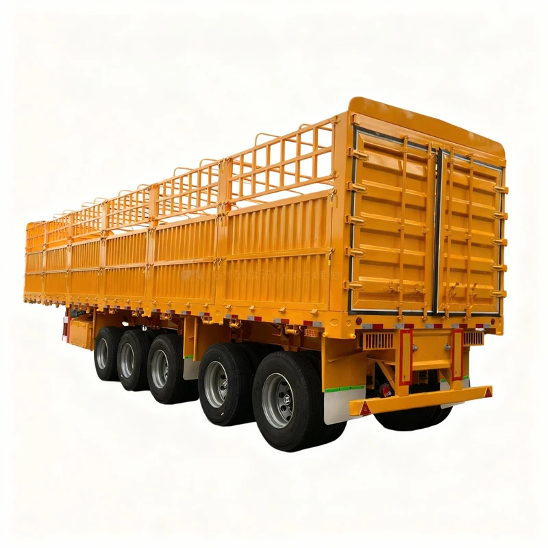 Fence Trailer (2) Heavy Duty Fence Cargo Trailer for Bulk & Agricultural Transport