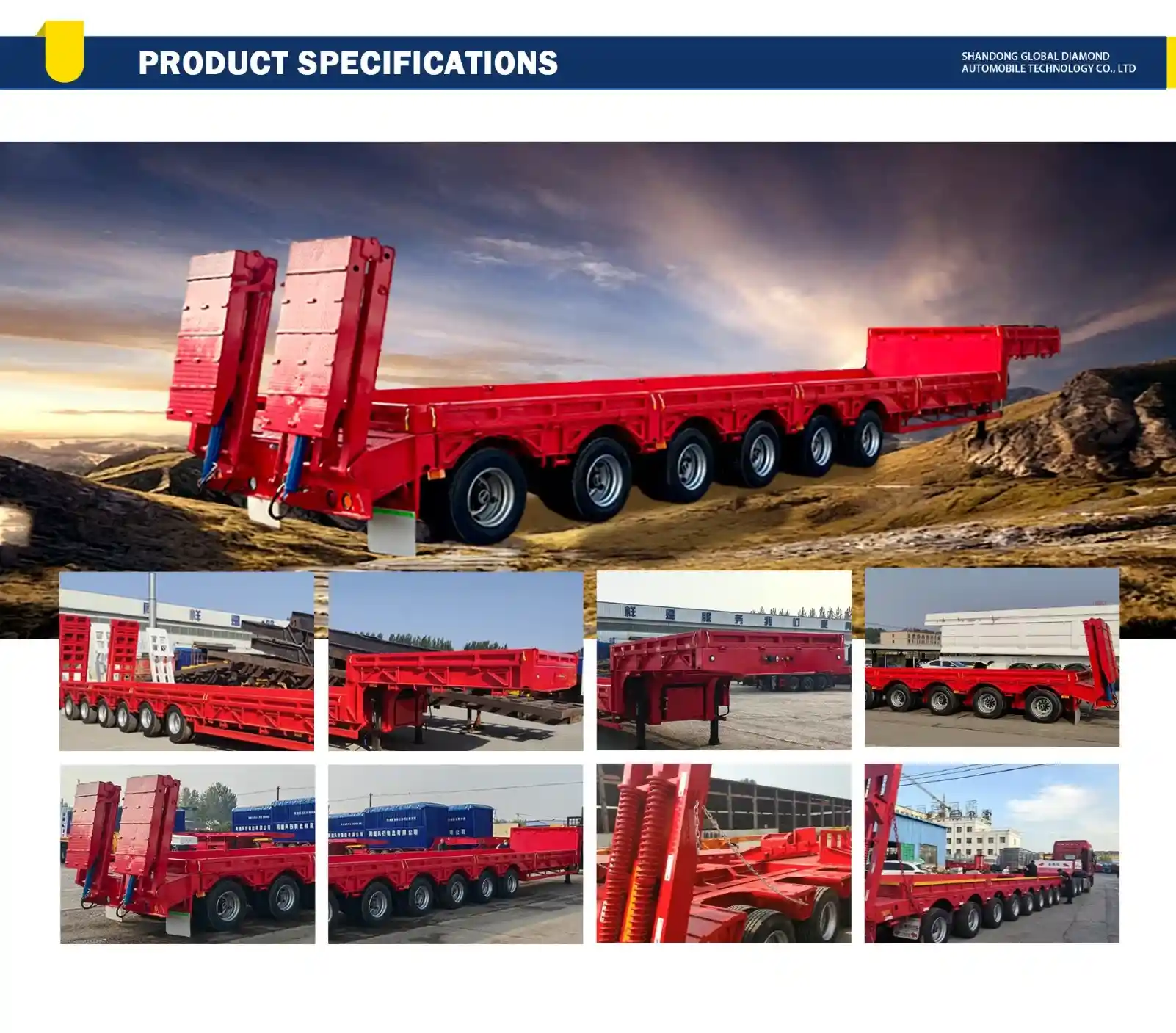 Low-Bed Semi-Trailer