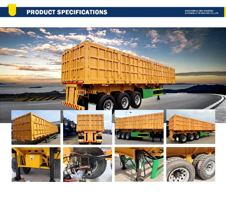 European-Style Heavy Duty Tipper Trailer for Urban Operations