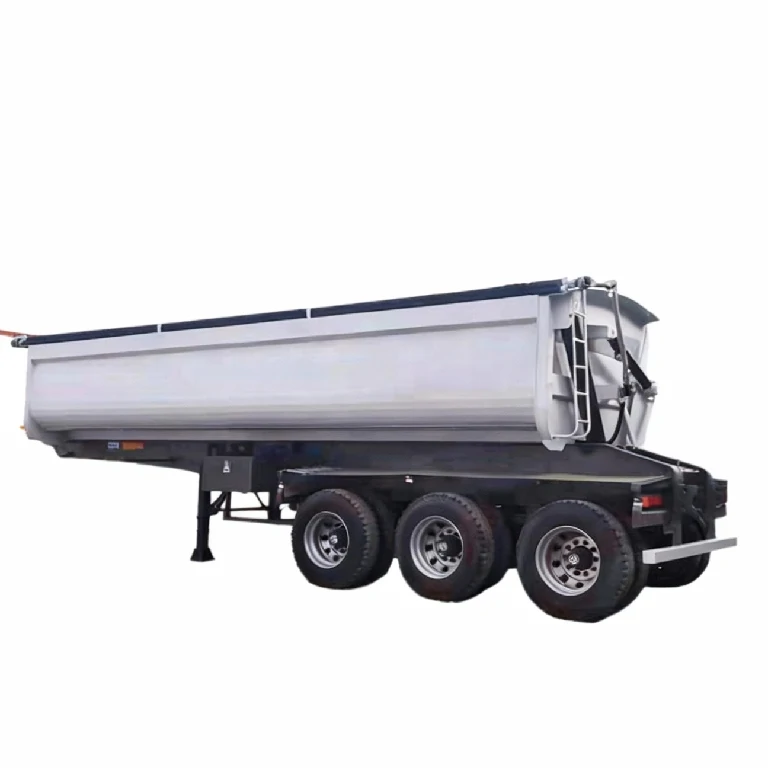 European-Style Heavy Duty Tipper Trailer for Urban Operations (4) European-Style Heavy Duty Tipper Trailer for Urban Operations