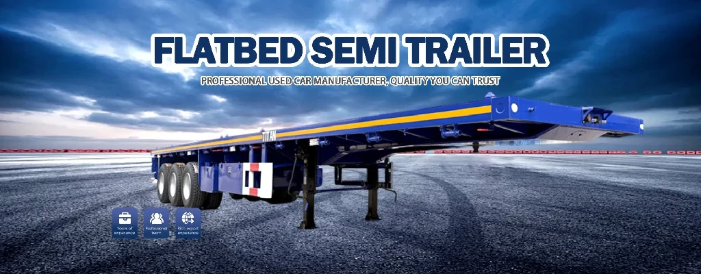 Flatbed Lowbed Semi Trailer