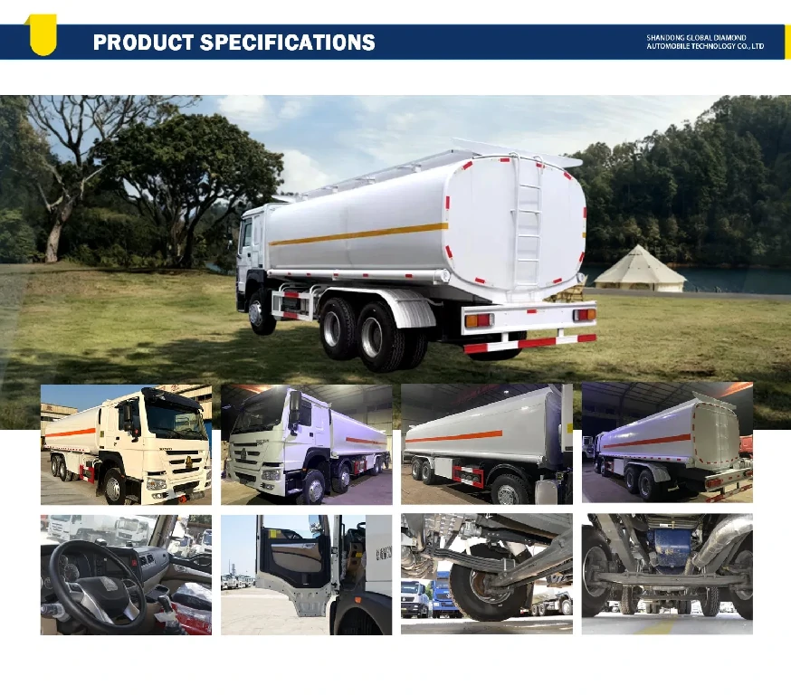 HOWO 8x4 Heavy Duty Oil Tanker Truck