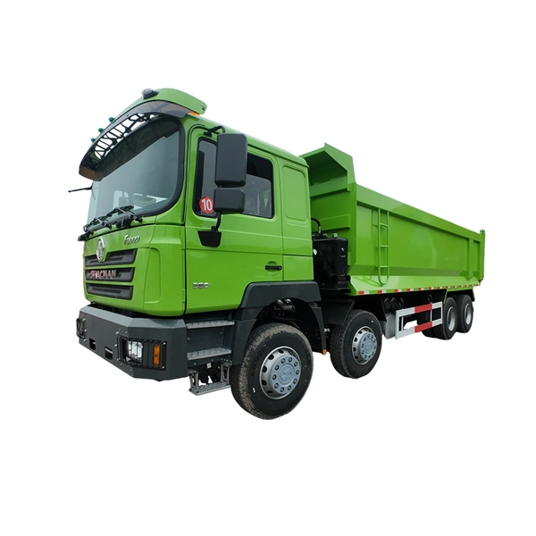 SHACMAN Delong F3000 8×4 U Type Dump Truck Green Heavy Duty Tipper Truck for Mining and Construction