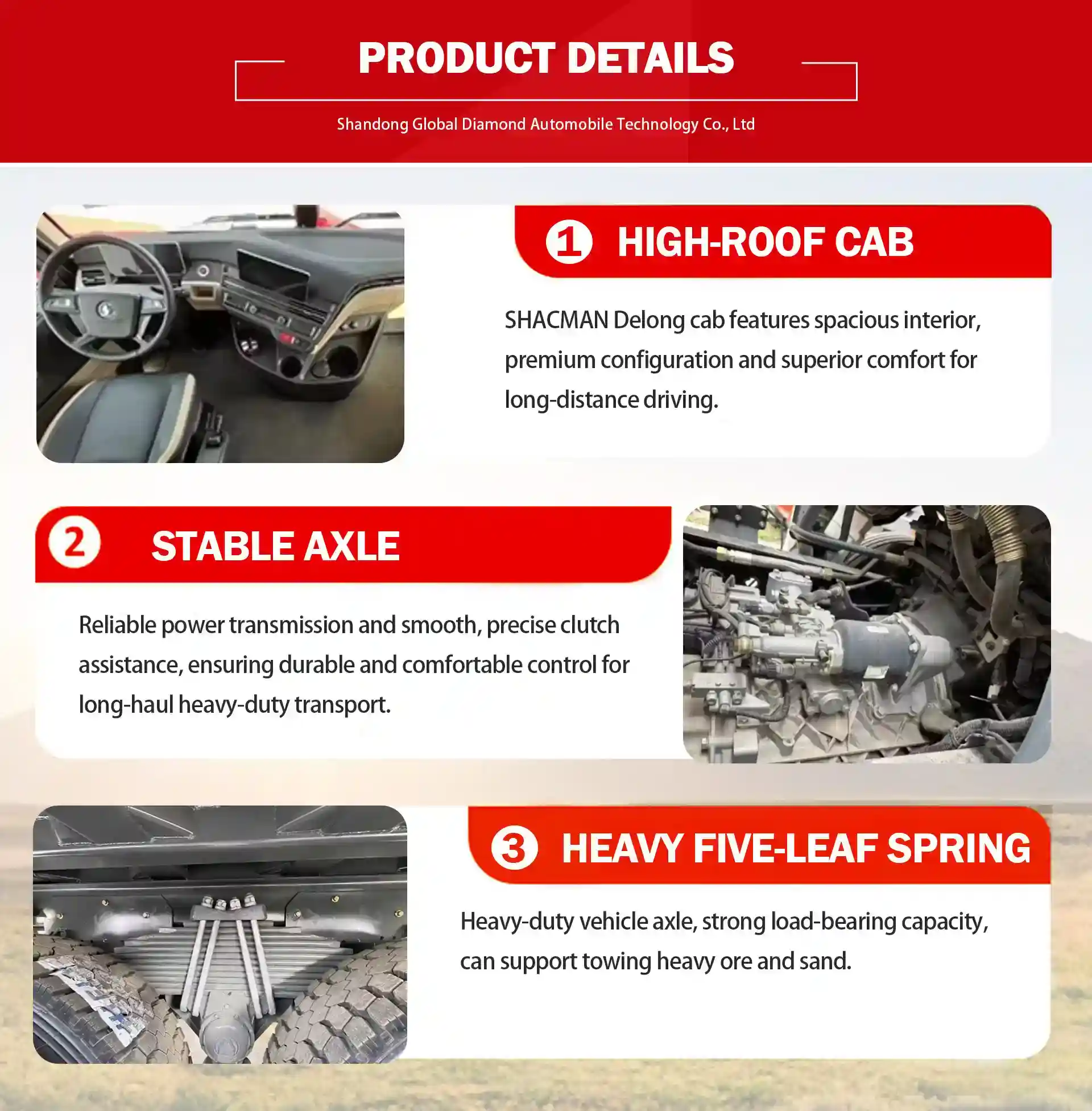SHACMAN Delong X6000 6×4 Tractor Truck – High Performance Heavy Duty Truck for Global Transportation