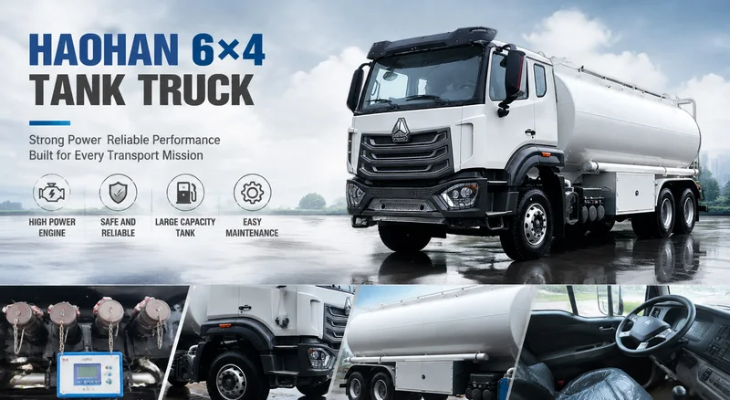 SINOTRUK HOWO Haohan 6×4 Tank Truck Heavy Duty Liquid Tanker Truck