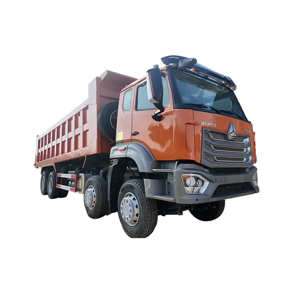 SINOTRUK HOWO Haohan 8×4 Dump Truck Orange Heavy Duty Tipper Truck for Construction and Mining Applications