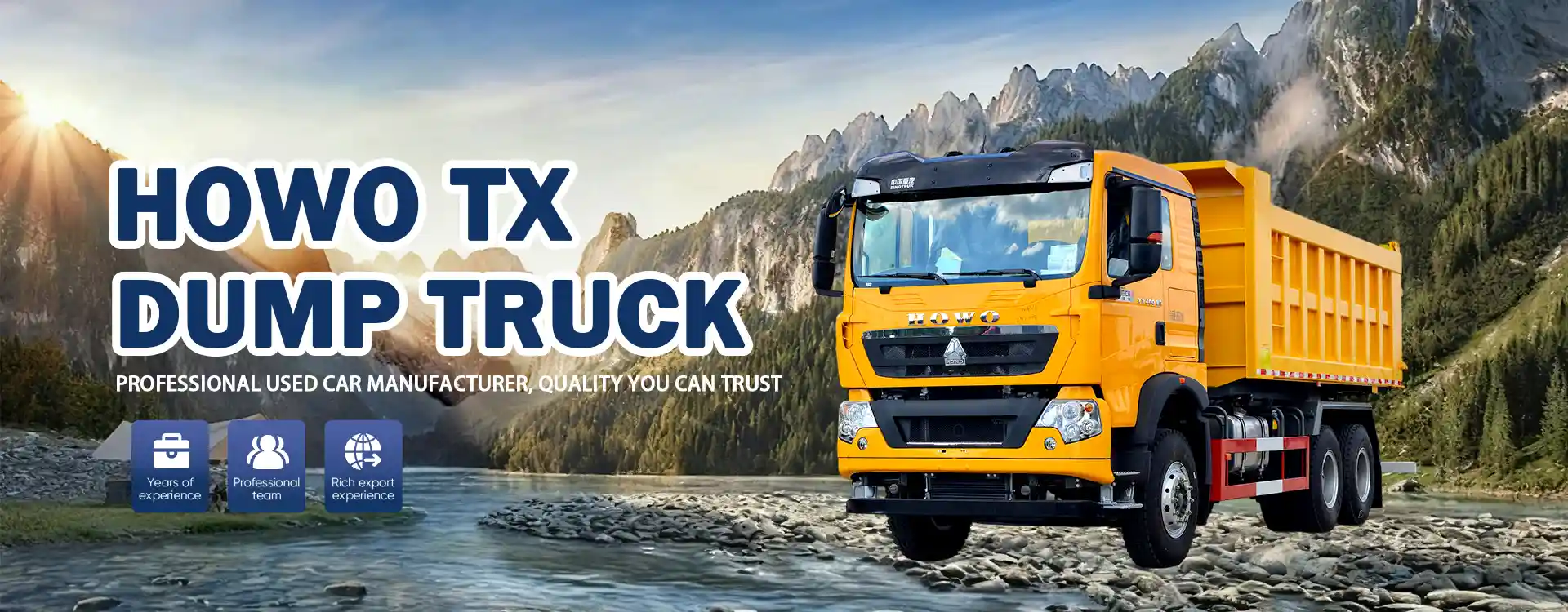 Sinotruk 8×4 HOWO TX Dump Truck 400HP Heavy Duty Tipper Truck