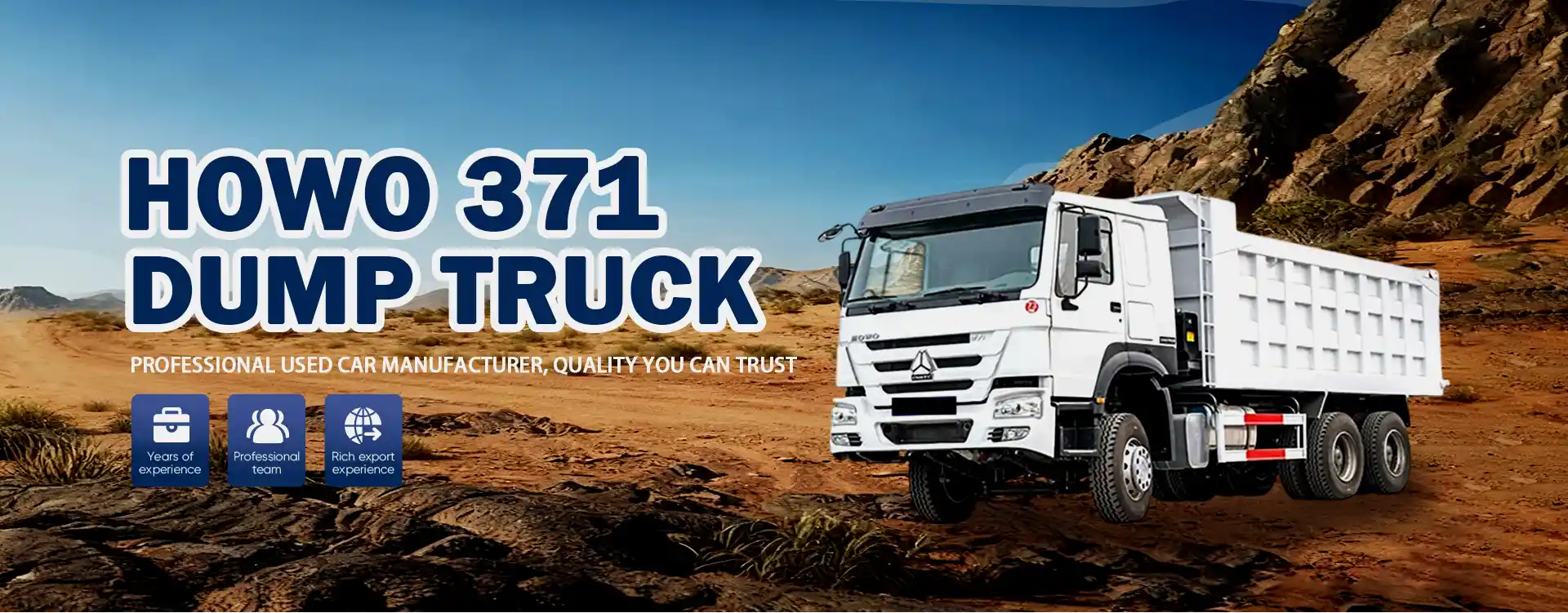 Sinotruk HOWO 371 Dump Truck 6×4 Heavy Duty Tipper Truck