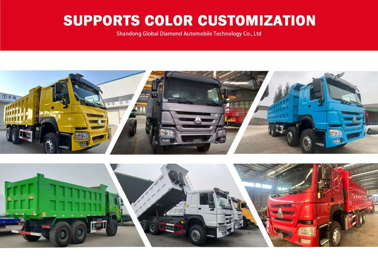 Sinotruk HOWO 371 Dump Truck 6×4 Heavy Duty Tipper Truck