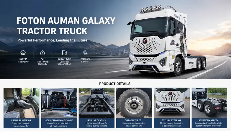 FOTON AUMAN Galaxy 6×4 Tractor Truck Heavy Duty Long-Haul